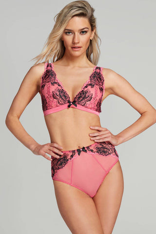 Agent Provocateur Yara High Waist Brief Pink/Black