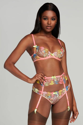 Agent Provocateur Zuri Suspender Multi/Sand