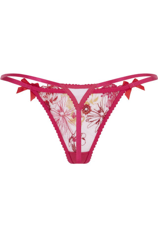 Agent Provocateur Zuri Thong Fuchsia/Red/Gold