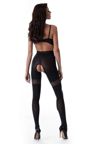 Amour Glamour Crotchless Tights 80 Denier