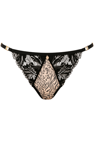 Atelier Amour Caresse Féline Brief Black