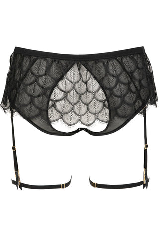 Atelier Amour Mystic Shadow Open Suspender Harness Brief