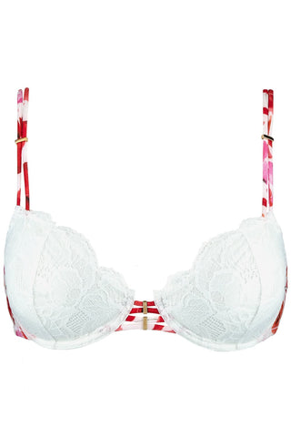 Aubade Beauty Celebration Underwired Half Cup Bra Poppy