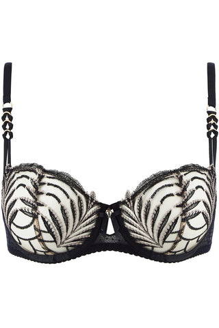 Aubade Hypnolove Half Cup Bra Black Eclipse