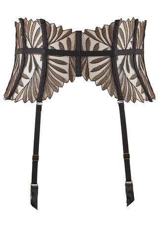 Iris van Herpen x Aubade - Sensory Illusion Waist Cincher Golden Leaves