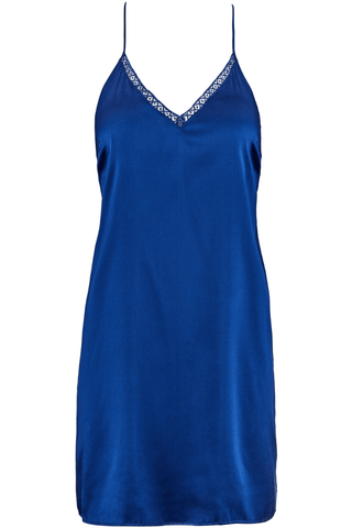 Aubade Silk Desire Nightie Electric Blue