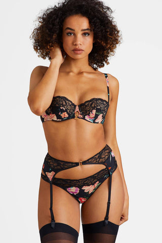 Aubade Sweet Folk Suspender Belt Poetique