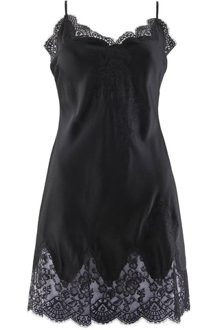 Aubade Toi Mon Amour Silk Nightie Black
