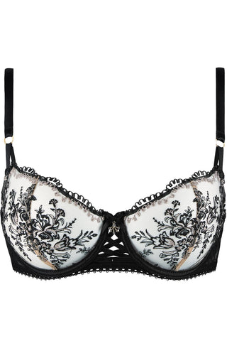 Aubade Tresor Infini Half Cup Bra Black Magic