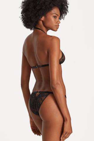 Aubade Twist and Love Bra & Brief Black