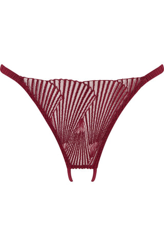 Coco de Mer Athena Open Thong Red