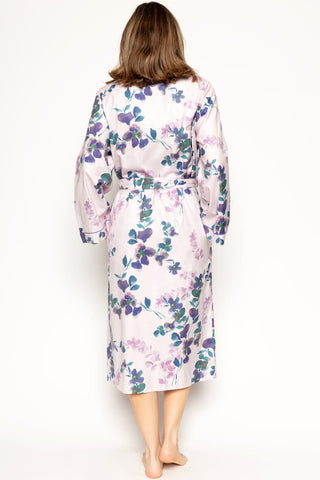 Cyberjammies Camila Floral Print Long Dressing Gown