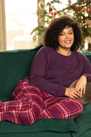 Cyberjammies Clarissa Check Pyjama Pants