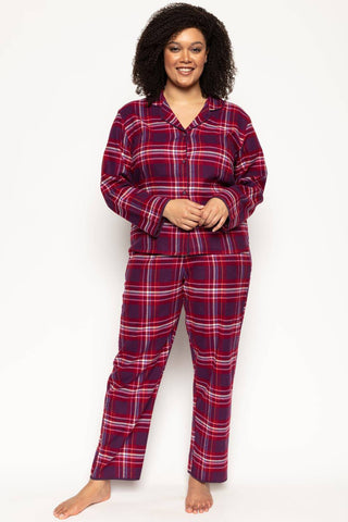 Cyberjammies Clarissa Check Pyjama Top