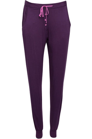 Cyberjammies Clarissa Jersey Pants Purple