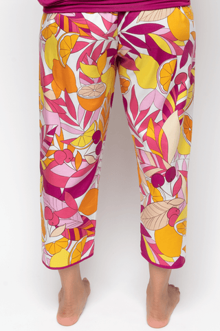 Cyberjammies Emmi Fruit Print Cropped Pyjama Pants