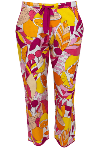 Cyberjammies Emmi Fruit Print Cropped Pyjama Pants