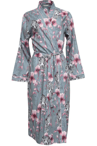 Cyberjammies Jessica Leopard Print Long Dressing Gown