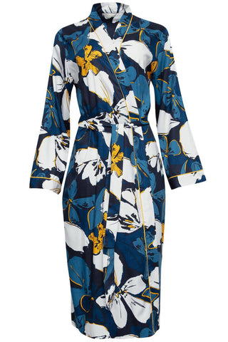 Cyberjammies Verity Floral Print Long Dressing Gown