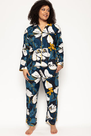 Cyberjammies Verity Floral Print Pyjama Top