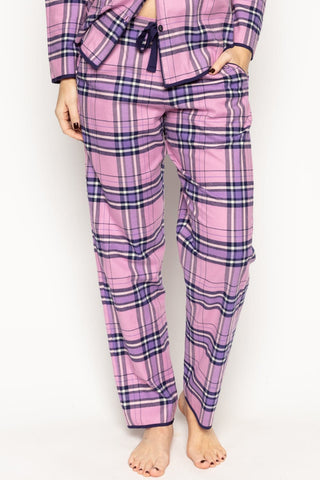 Cyberjammies Violet Check Pyjama Pants