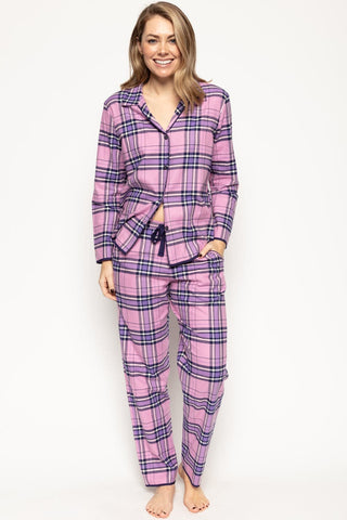 Cyberjammies Violet Check Pyjama Pants