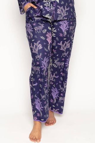 Cyberjammies Violet Forest Animal Print Pyjama Pants