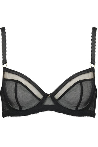 Edge o' Beyond Marinette Black Underwired Bra