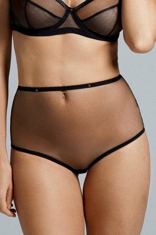 Edge o' Beyond Marinette Black High Waist Brief