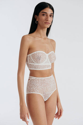 Else Acacia High Waist Cut Out Brief Off White