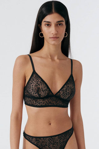 Else Acacia Black Soft Cup Triangle Bra