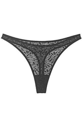 Else Acacia Black Thong