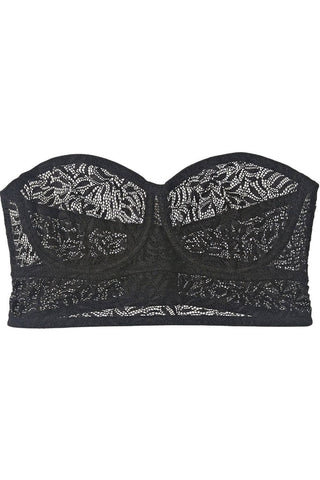 Else Acacia Black U/W Strapless Longline Bra