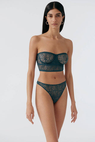 Else Acacia Cedar Underwired Strapless Longline Bra