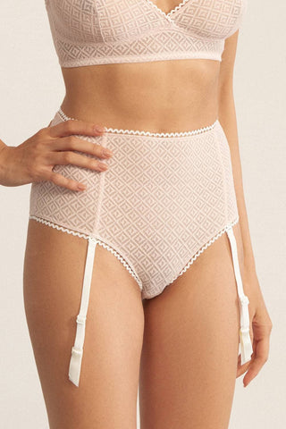 Else Betty High Waisted Brief with Removable Suspenders