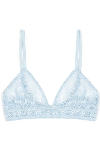 Else Cobweb Blue Soft Triangle Bra