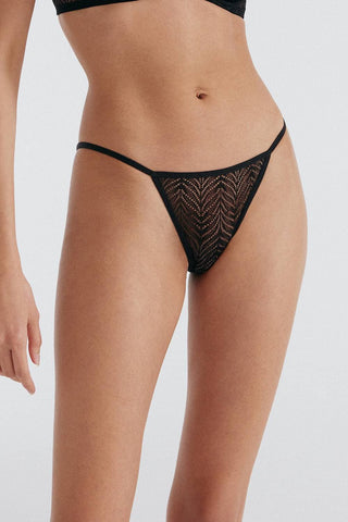 Else Pampas Black Skimpy Brief