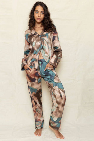 Fable & Eve Soho Abstract Print Pyjama Set