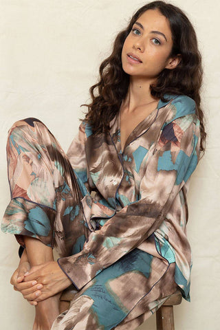 Fable & Eve Soho Abstract Print Pyjama Set