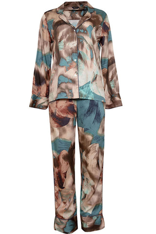 Fable & Eve Soho Abstract Print Pyjama Set