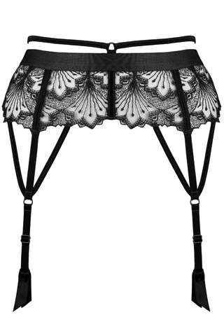 Jolidon Hotel Desire Suspender Belt Black
