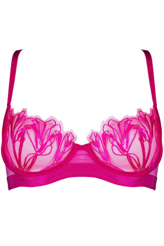 Jolidon Love Supreme Underwired Half Cup Bra Fuchsia