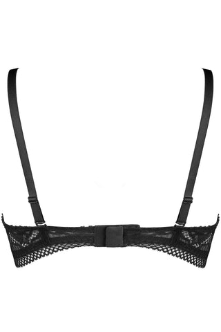 Jolidon Rock DJ Balconette Bra Black