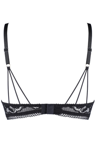 Jolidon Rock DJ Push Up Bra Black