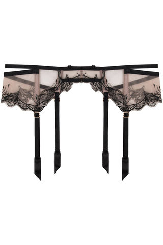 Lise Charmel Follement Sexy Suspender Belt Nude/Black