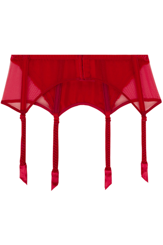 Lise Charmel Splendeur Soie Suspender Belt Rouge