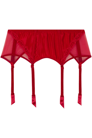 Lise Charmel Splendeur Soie Suspender Belt Rouge