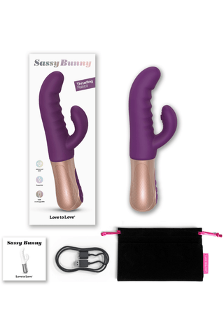 Love to Love Sassy Bunny Vibrator Purple