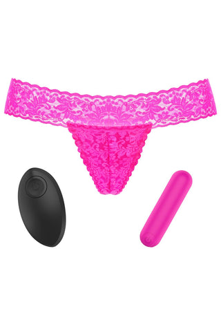 Love to Love Secret Panty 2 Neon Pink