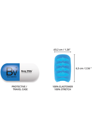 Love to Love Sexy Pills Blue Valentine Mini-Masturbator